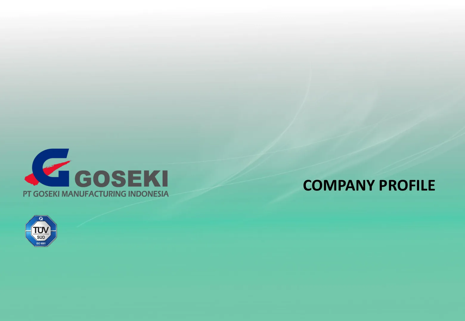 Company Profile Cover – Page 1