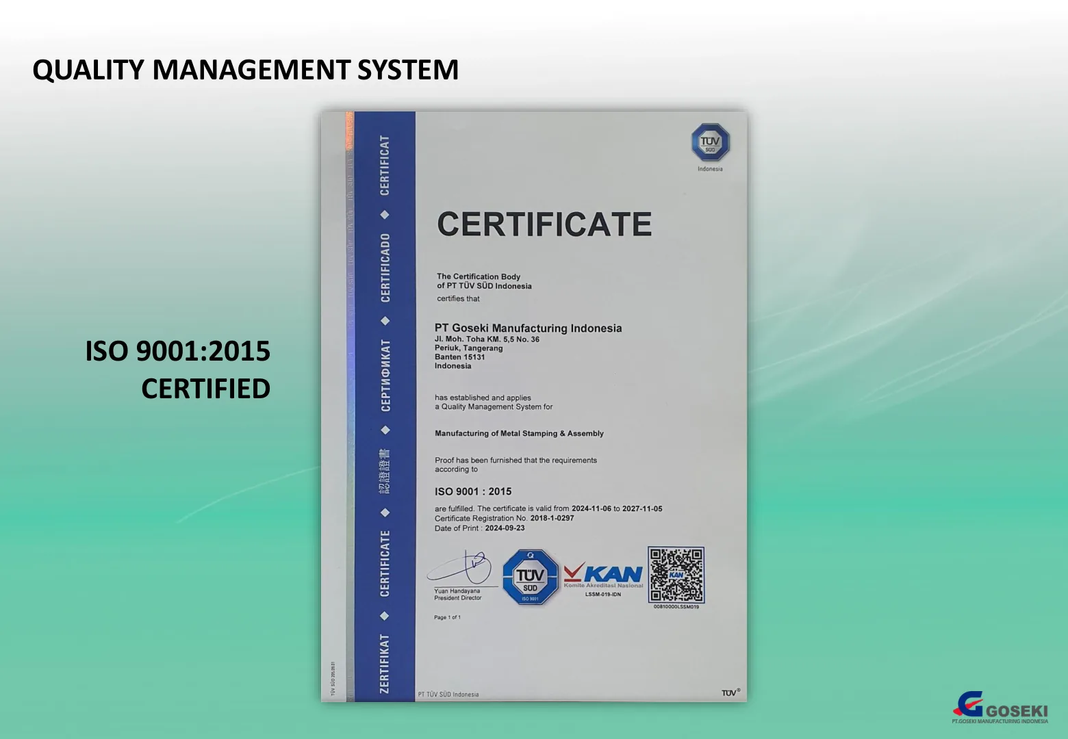 Quality Management System – Page 4